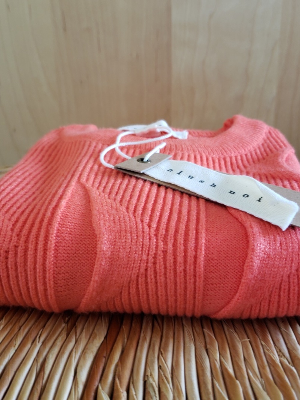 Chic Textured Sweater Size Small NEW